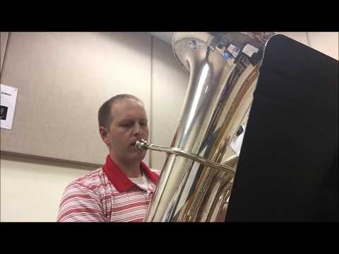 2018 GMEA Middle School Tuba Technical All-State Etude - with Tips!