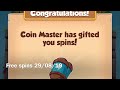 free spins coin master