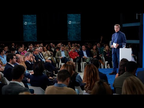 Alberto Núñez Feijóo clausura la Convención sectorial "Juventud, un proyecto de vida. A la altura de un gran país"