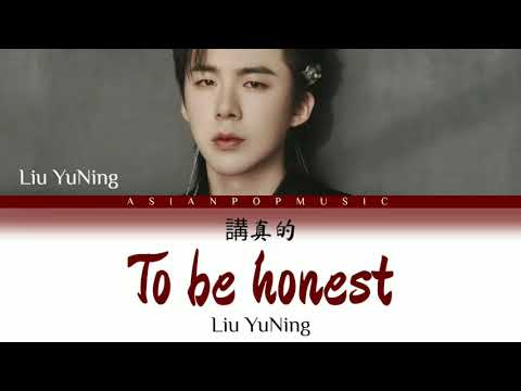 To be honest (講真的)– Liu YuNing | Eng/Pin Lyrics