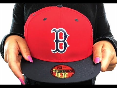 Red Sox '2018 PROLIGHT-BP' Red-Navy Fitted Hat by New Era