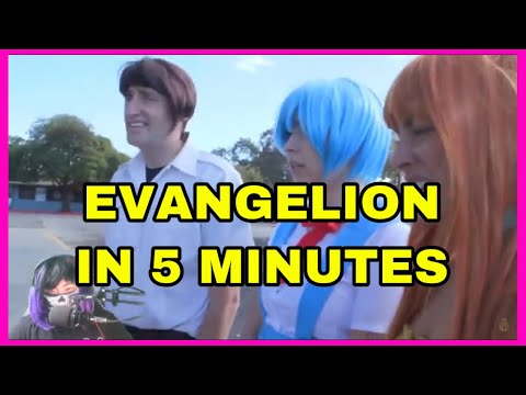 THE GREATEST SUMMARY EVER - Reacting to Mega64 | Neon Genesis Evangelion In 5 Minutes (LIVE ACTION)