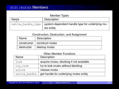 SENG 475 Lecture 29 (2019-07-12) — Concurrency