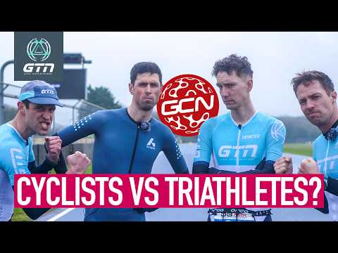 Can These Ex Pro Cyclists Win A Duathlon? | GCN Presenter Challenge!