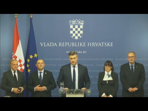 Konferencija za medije predsjednika Vlade Republike Hrvatske Andreja Plenkovića (29.11.2017.)