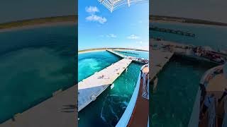 First Docking at Celebration Key! ​⁠@Carnival #beach #cruise #vacation #travel