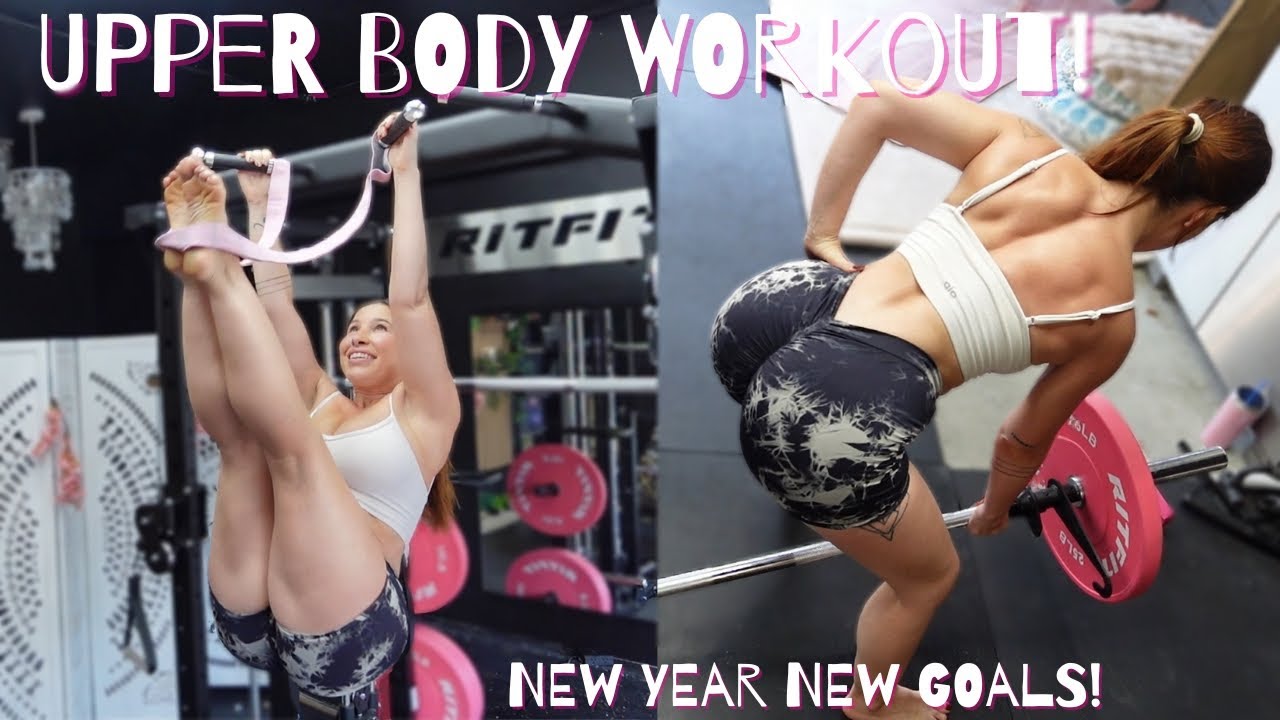 At-Home Upper Body + Abs Workout Using the RitFit Buffalo Smith Machine (New Year Goals!)