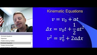 High School Physics: Kinematic Equations