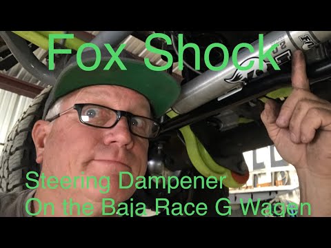 FOX SHOCK Steering Dampener for the BAJA Race G WAGON