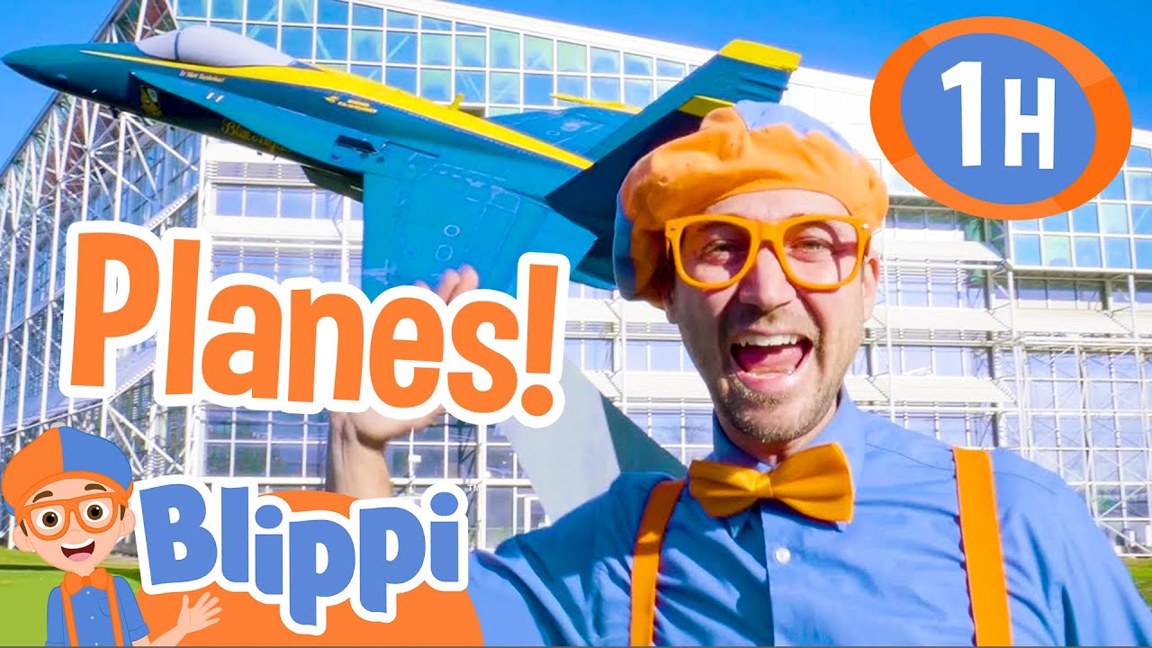 Blippi Learns About Planes | 1 HOUR BEST OF BLIPPI | Educational Videos for Kids | Blippi Toys