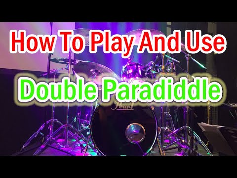 Double ParaDiddle - How To Play And Use Around The Drum Kit
