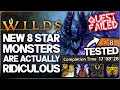 Monster Hunter Wilds New 8 Star Monsters Are Broken Testing Damage Health Easy Hunt Guide