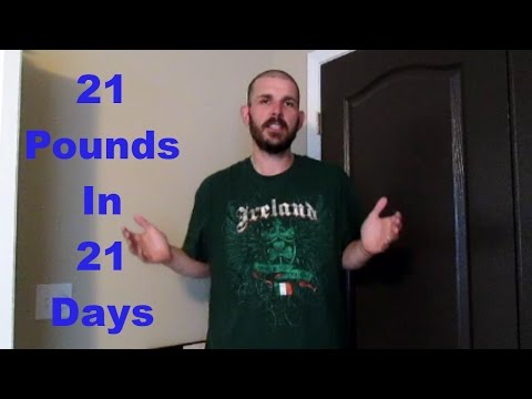 How to lose 21 pounds in 21 days -  3 week water fast weight loss results