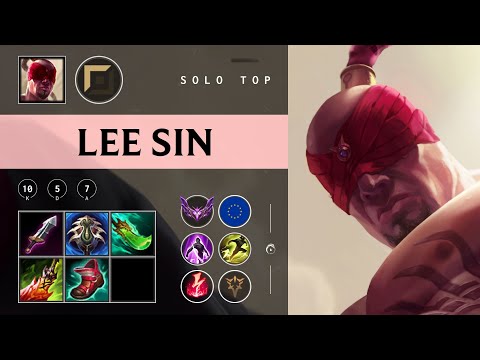Lee Sin Top vs Sett - EUW Master Patch 25.24