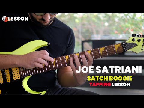 Joe Satriani Satch Boogie Tapping Lesson with Tabs