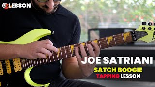 Joe Satriani Satch Boogie Tapping Lesson with Tabs