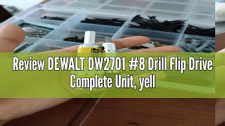 Review DEWALT DW2701 #8 Drill Flip Drive Complete Unit, yellow