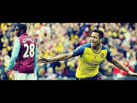 Alexis Sanchez INCREDIBLE goal v villa
