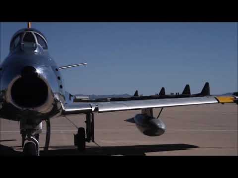 USAF Heritage Flight A-1 Skyraider and F-86 Sabre
