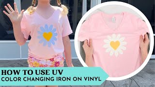 DIY Color-Changing UV Iron-On Vinyl Tutorial With Cricut