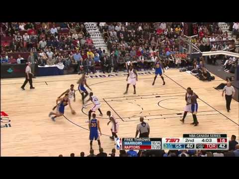 Kevin Durant 9 Pts - Full Highlights | Warriors  vs Raptors | Oct 1, 2016 | 2016-17 NBA Preseason