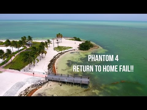 DJI Phantom 4 Return to Home FAIL!! - Florida Keys Vlog 4