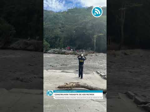 🚨 ¡AISLADOS EN GUAYABETAL! Gobernación instala tarabita tras colapso del puente en El Ocal.