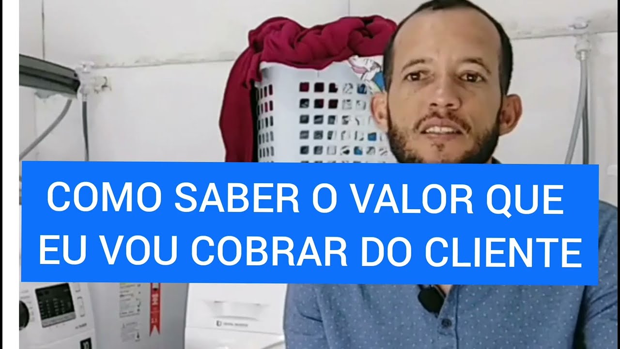 Como saber o valor que vou cobrar do cliente da lavanderia