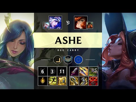 Ashe ADC vs Miss Fortune - EUW Challenger Patch 25.13