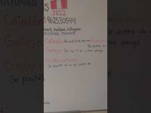 Languages / Idiomas:  Por eso tú eres mi amigo