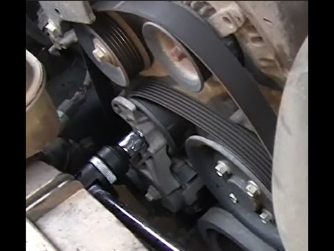 Mercury Grand Marquis / Ford Crown Victoria Replace Install Serpentine Belt and Idler Pulley