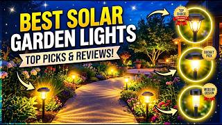 TOP 5 Best Solar Garden Lights 2026 | Solar lights with motion sensor
