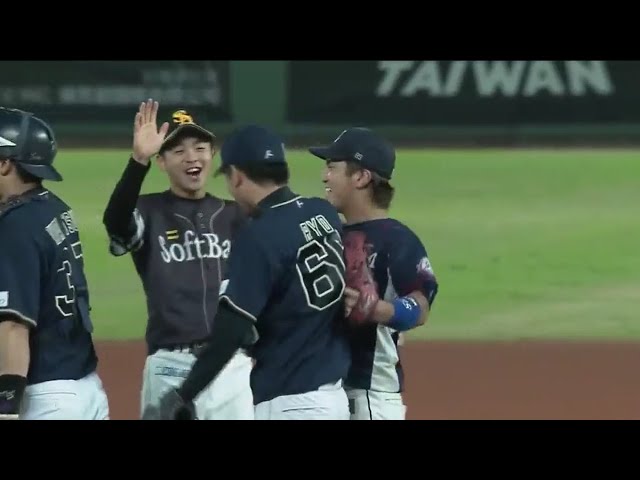 【AWB】バファローズ・吉田凌が相手打線をわずか3安打に抑える完封勝利!!  2017/12/2 NPB-E-NPB-W