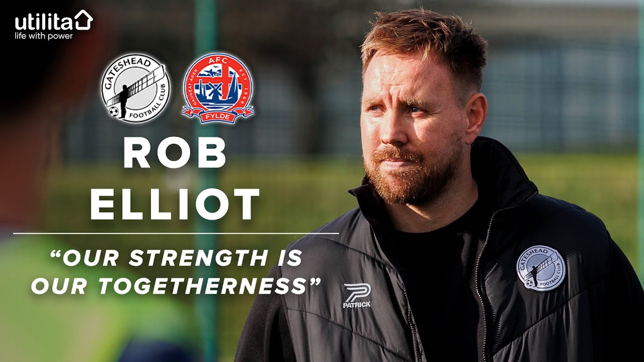 “Our strength is our togetherness” ✊ | Rob Elliot pre-AFC Fylde (H) | INTERVIEW