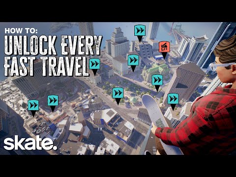 How To Unlock Every Fast Travel in EA skate | Everything You Need To Know About Levelling Up