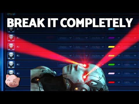 How to beat the 1v7 INSANE AI Challenge #2 - StarCraft 2