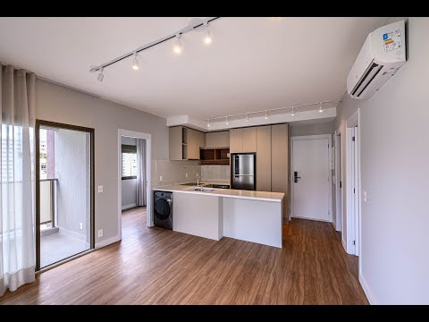 Studio semi mobiliado e equipado para alugar, em Higienópolis, com 25,08m²