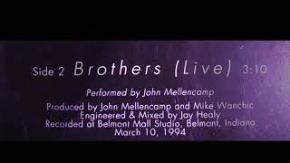 John Mellencamp - Brothers Live at Belmont Mall Studio 1994