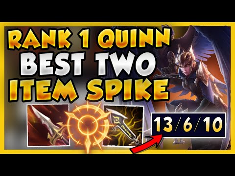 THESE FIRST TWO ITEMS WILL MAKE YOU ABSOLUTELY UNKILLABLE ON QUINN (NEW META) - League of Legends