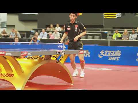 Wang Liqin (CHN) v. Zhang Jike (CHN) at the 2011 Rotterdam WTTC