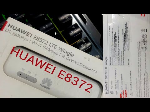 Huawei E8372h 153 ZONG branded Unlocked 150 Mbps 4G LTEWiFi USB Wingle 4G LTE Unboxing and Review 🔥