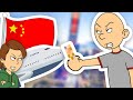Classic Caillou Misbehaves On The Trip To China Grounded