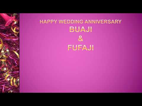 Happy Wedding Anniversary BuaJi and FufaJi.