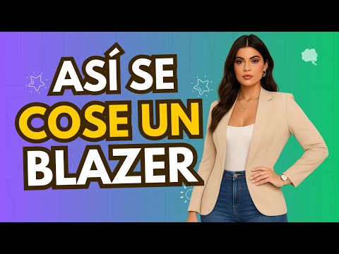 ✂️ How to make an elegant women's blazer step by step
