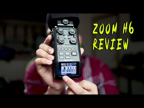 ZOOM H6 Handy Recorder review / Best Audio Microphone system for podcast & field recording