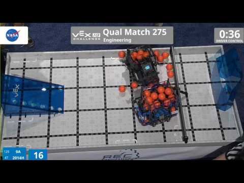 VEX Worlds 2016 - VEXIQ Elementary School - Engineering - Qual 275 (9A 2014H) 104