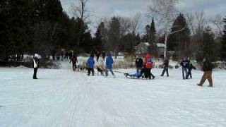 preview picture of video '2009 Minnesota 150 Sled Dog Race'