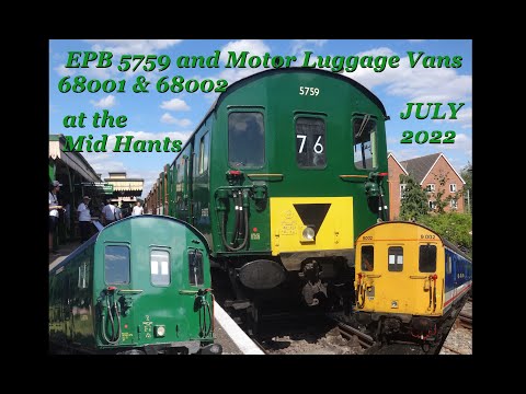 Heritage EPB 5759 | MLVs 68001/68002 Running at the MHR Diesel Gala Weekend | July 2022