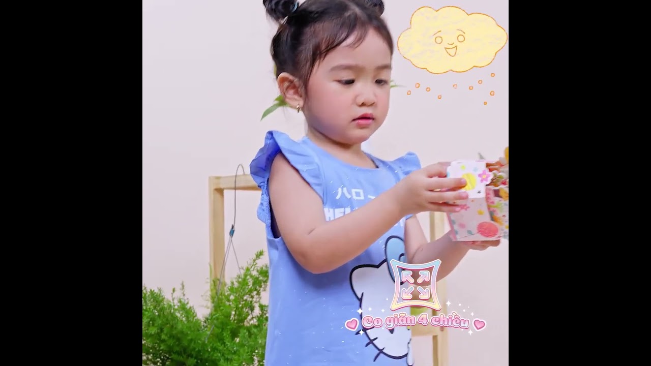 Váy bé gái tay ngắn Hello Kitty