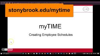 myTime - Adding, Editing and Deleting Employees Shifts in MyTime